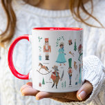 Mug Casse-bec | Noël de vacances d'hiver | Musique<br><div class="desc">Caroline Bonne Muller ©2018 Tous droits réservés Artisanat peint à la main réalisé par moi avec amour ! N'hésitez pas à modifier ou à ajouter du texte.</div>