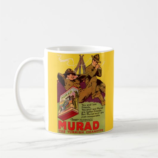 Mug Casse-cigarettes et cigarettes de Murad de la Prem (Gauche)
