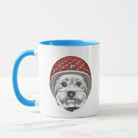 Mug Casse-cou de Yorkshire Terrier (Gauche)