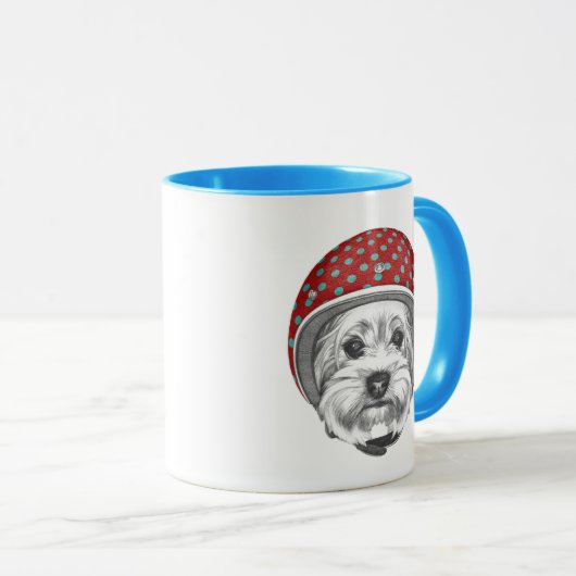 Mug Casse-cou de Yorkshire Terrier (Devant droit)