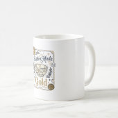 Mug Cassé Fait Or Jésus Kintsugi Poterie Cassée Chr (Devant droit)