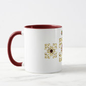 Mug Casse-noisette à café de vacances à deux tons (Gauche)