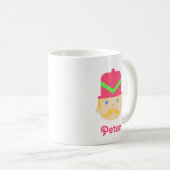 Mug Casse-noisette Blond Chapeau Rose (Devant droit)