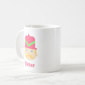 Mug Casse-noisette Blond Chapeau Rose (Devant gauche)