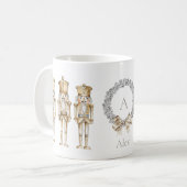 Mug Casse-Noisette de Noël en Or (Devant gauche)