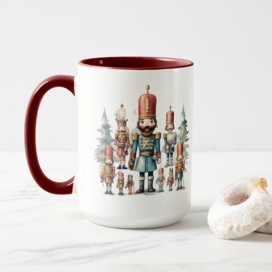 Mug Casse-noisette festive (Avec donut)
