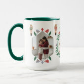 Mug Casse-noisette lunatique Monogramme & Photo Bow ve (Gauche)