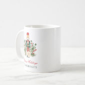 Mug Casse-Noisette Moderne Joyeuses Fêtes de Noël (Devant gauche)