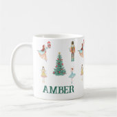 Mug Casse-noisette personnalisée & Ballerina Noël mign (Gauche)