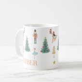 Mug Casse-noisette personnalisée & Ballerina Noël mign (Devant gauche)