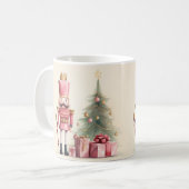 Mug Casse-noisette rose Musique de Noël (Devant gauche)