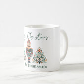 Mug Casse-noisette scandinave Nom personnalisé Noël (Devant droit)