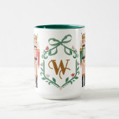 Mug Casse-noisettes de Noël Whimsical Monogram Bow (Centre)