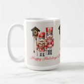 Mug Casse-Noisettes Soldats Joyeux Vacances Horloge (Gauche)