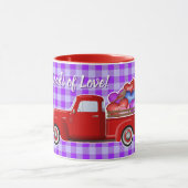Mug Casse-noix de Saint-Valentin avec petit camion rou (Centre)