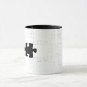 Mug Casse-tête avec le morceau absent (Centre)