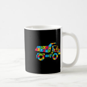 Mug Casse-tête de camion à benne Autisme Sensibilisati