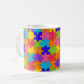 Mug casse-tête de l'autisme (Devant gauche)