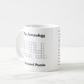 Mug Casse-tête de terminologie de la marine (Devant gauche)