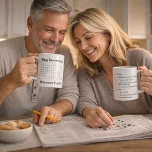 Mug Casse-tête de terminologie de la marine
