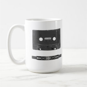 Mug Cassette audio rétro