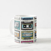 Mug Cassette de musique rétro : Icône nostalgique (Devant gauche)