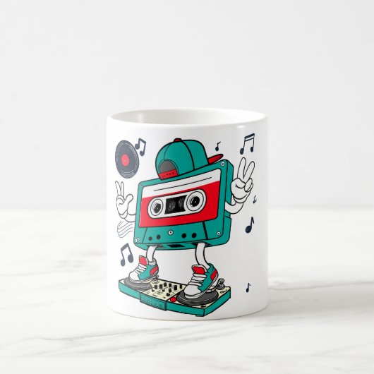 Mug cassette DJ (Centre)