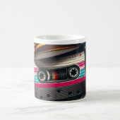 Mug Cassette Retro - Conception de musique Vintage (Centre)