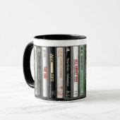 Mug Cassette Rock Alt des années 80 (Devant gauche)