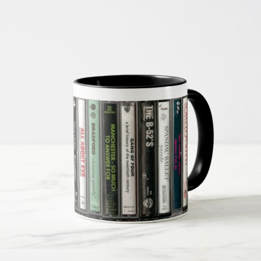 Mug Cassette Rock Alt des années 80 (Devant droit)