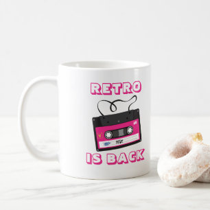 Mug Cassette Tape Retro 80's musique Super