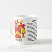 Mug Casteel, l'origine, la signification et la crête (Devant gauche)