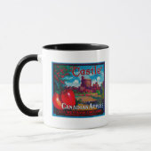 Mug Castle Apple Étiquette - Westbank B.C. Canada (Gauche)
