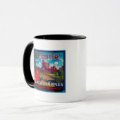 Mug Castle Apple Étiquette - Westbank B.C. Canada (Devant gauche)