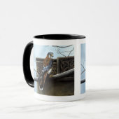 Mug Castler Celtic Kestrel Bird (Devant gauche)