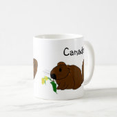 Mug Castor affairé Canada (Devant droit)