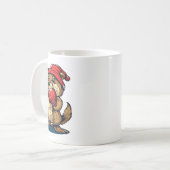 Mug Castor De Boxe cool Avec Gants Pour Une Applicatio (Devant gauche)
