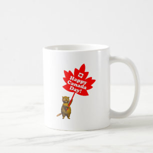 Mug Castor de jour du Canada et feuille d'érable