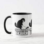 Mug Castor drôle (Gauche)