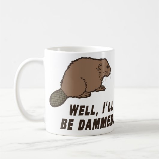 Mug Castor endigué (Gauche)