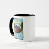 Mug Castor et rivière - Bend, Oregon (Devant gauche)