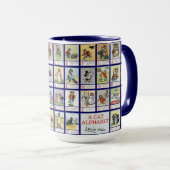 Mug Cat Alphabet, Louis Wain (Devant droit)