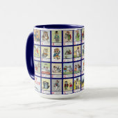Mug Cat Alphabet, Louis Wain (Devant gauche)