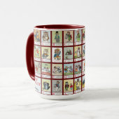 Mug Cat Alphabet, Louis Wain (Devant gauche)