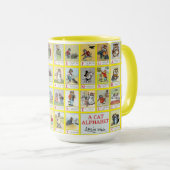 Mug Cat Alphabet, Louis Wain (Devant droit)