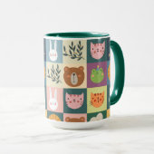 Mug Cat Animaux mignonette (Devant droit)