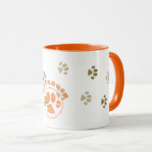Mug Cat Art Sceau d'approbation (Devant droit)