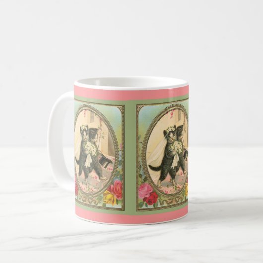 Mug Cat Bride and Groom Wedding Day (Devant gauche)