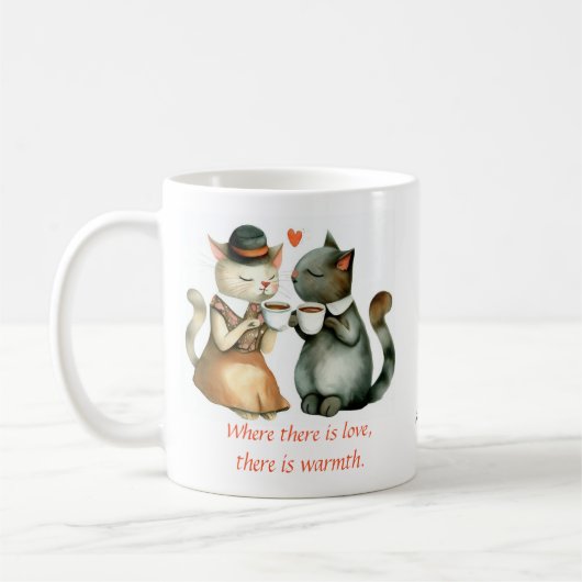 Mug Cat Couple (Gauche)
