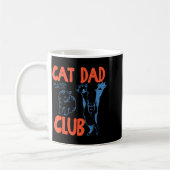 Mug Cat Dad Club Funny Cat Lover Pet Parent Father's D (Gauche)